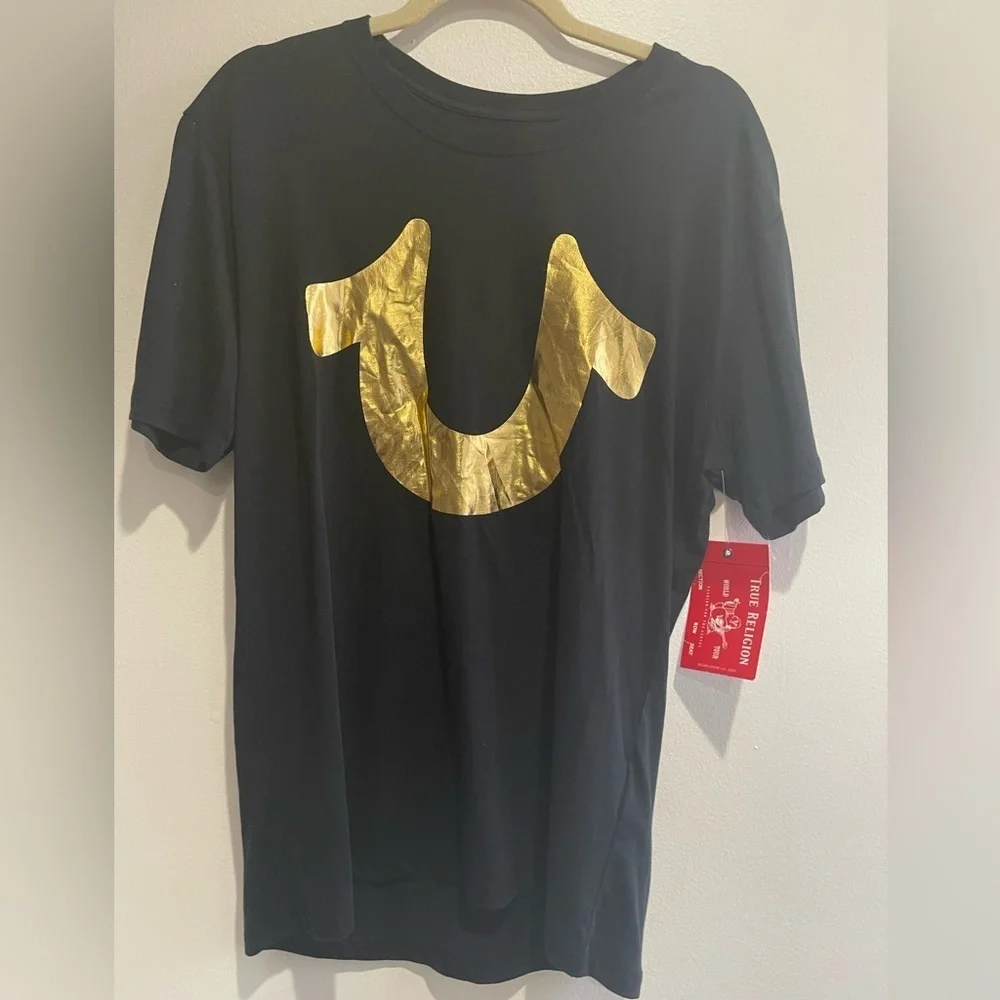 True Religion Big Logo Cotton Tee